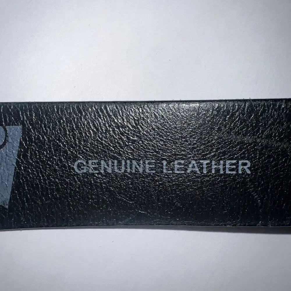 LEVI'S Mens Belt BLACK GENUINE LEATHER SIZE XL 40